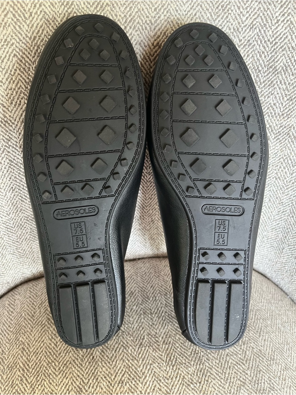 Aerosoles Deanna Black Tassel Loafers Women’s Size 7.5W Wide - Picture 4 of 5